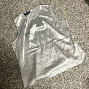 Jones New York Shimmering Silver Blouse